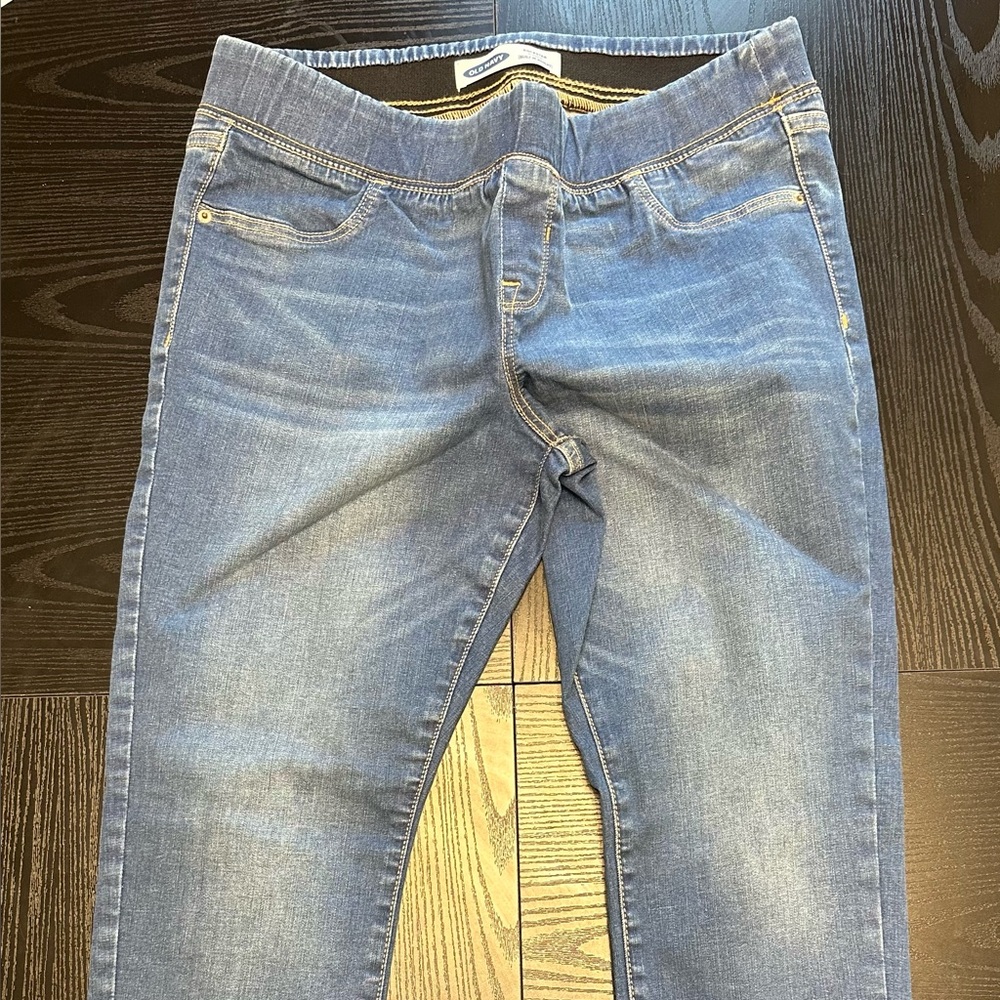 Old Navy Indigo Rockstar Jeggings 14 Petite - Picture 5 of 7